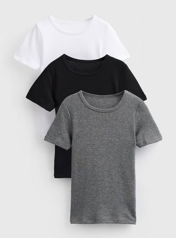 Thermal Short Sleeve Tops 3 Pack 9-10 years